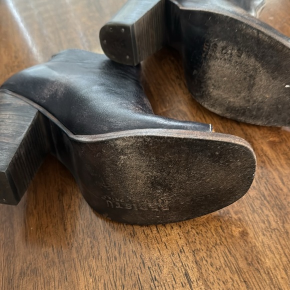 Black open toe ankle boots - Picture 5 of 5